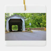 Dovered Bridge-foto Keramisch Ornament (Voorkant)