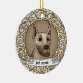 Doverman Liefdevolle Herinnering ornament (Rechts)