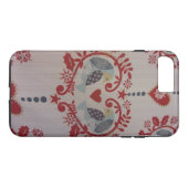 Doves and Hearts - Pennsylvania Dutch Style Case-Mate iPhone Case (Achterkant (Horizontaal))