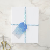 Doves & Blue Waterverf Dank je cadeau Labels Cadeaulabel (Met Touw)