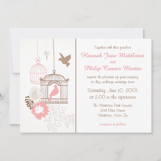 Doves & Cages - Weddenschap Kaart (Voorkant)