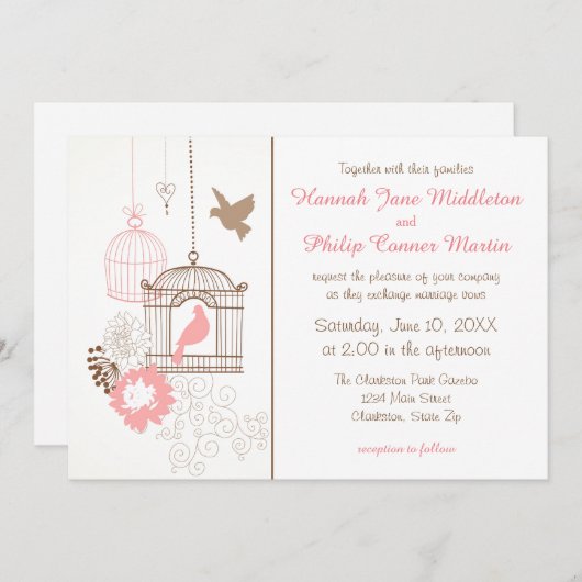 Doves & Cages - Weddenschap Kaart (Voorkant / Achterkant)