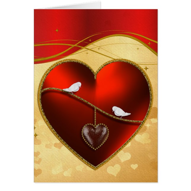Doves en Ruby Red Heart (Voorkant)