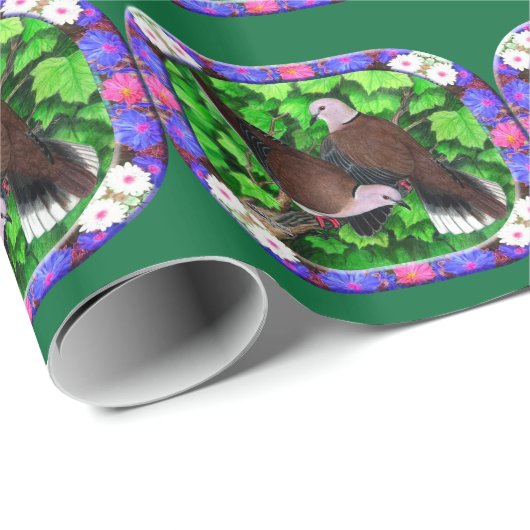 Doves Framed Cadeaupapier (Rol Hoek)