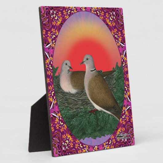 Doves Framed Fotoplaat (Zijkant)