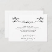 Doves Funeral Dank Kaart