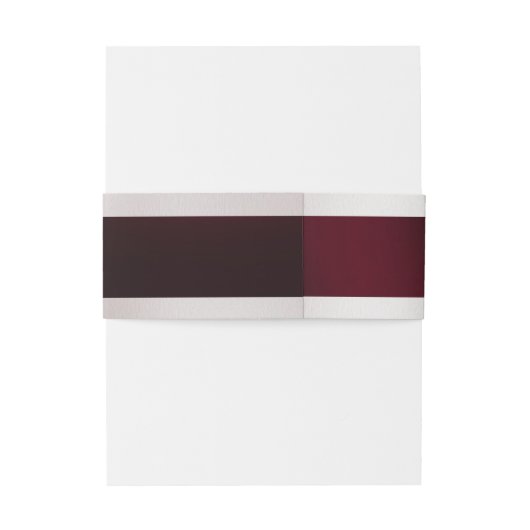 Doves & Heart op Bourgondische bruiloft Uitnodigingen Wikkel (Achterkant Voorbeeld)