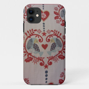 Doves & Hearts - Pennsylvania Dutch Style Case-Mate iPhone Case