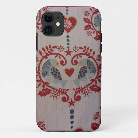 Doves & Hearts - Pennsylvania Dutch Style Case-Mate iPhone Case (Achterkant)