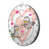 Doves in Love Dartbord (Voorkant Rechts)