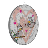 Doves in Love Dartbord (Voorkant Links)