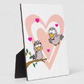 Doves in Love Fotoplaat (Zijkant)