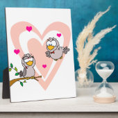 Doves in Love Fotoplaat (Zijkant)