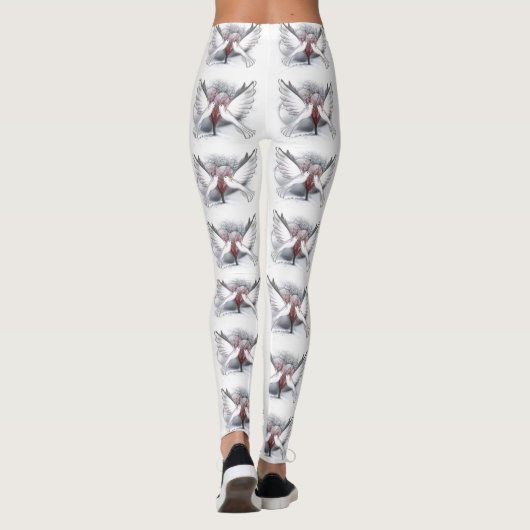 Doves in Love Leggings (Achterkant)