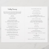 Doves katholieke bruiloft-ceremonie met massaprogr (Achterkant)