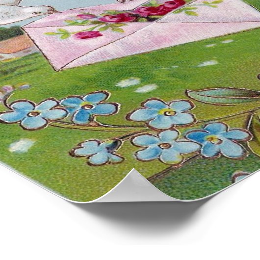 Doves leveren de post poster (Hoek)