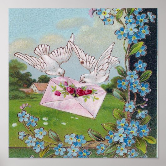 Doves leveren de post poster (Voorkant)