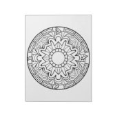 Doves Mandala Coloring Book Pad Notitieblok (Linkerzijde)
