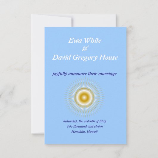 Doves met de Aangepaste Uitnodiging van de Rings v (Achterkant)