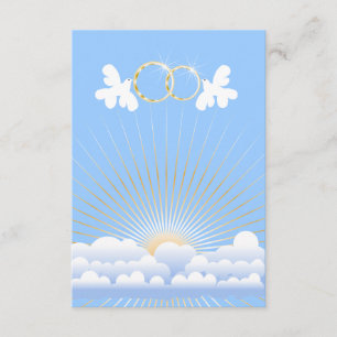 Doves met de Aangepaste Uitnodiging van de Rings v