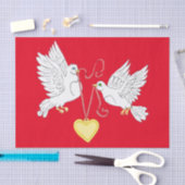 Doves of Love Weefselpapier Tissuepapier (Craft)