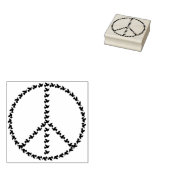 Doves of Peace kunststempel Rubberstempel (Gestempeld)