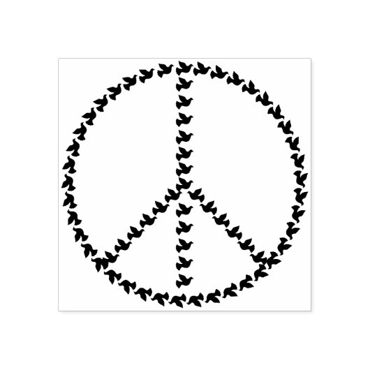 Doves of Peace kunststempel Rubberstempel (Afrduk)