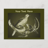 Doves on Branch  Briefkaart (Voorkant)