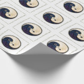 Doves Peace & Harmony inpakpapier op wit (Hoek)