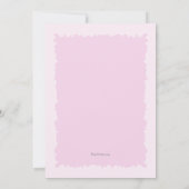 Doves Religieuze Uitnodiging Roze (Achterkant)