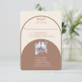 Doves Rings Mocha Mousse Light Beige Taupe Arched (Staand voorkant)