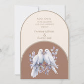 Doves Rings Mocha Mousse Light Beige Taupe Arched Kaart (Voorkant)