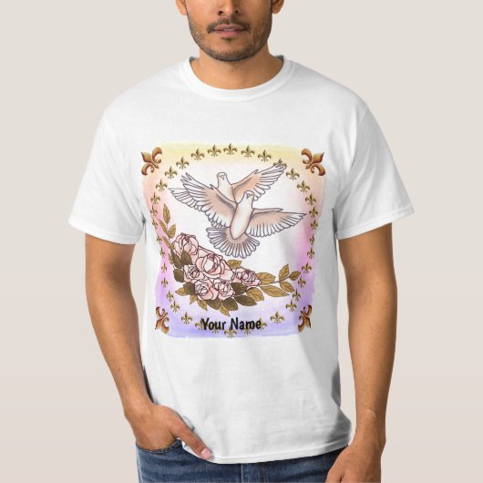 Doves Rozen T-shirt (Voorkant)