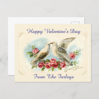  Doves Valentijnsdag Holiday Briefkaart