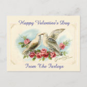  Doves Valentijnsdag Holiday Briefkaart (Voorkant)