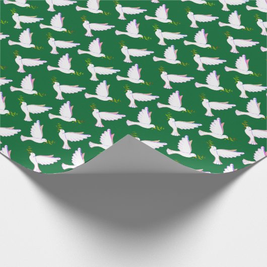 Doves  wrapping paper cadeaupapier (Hoek)