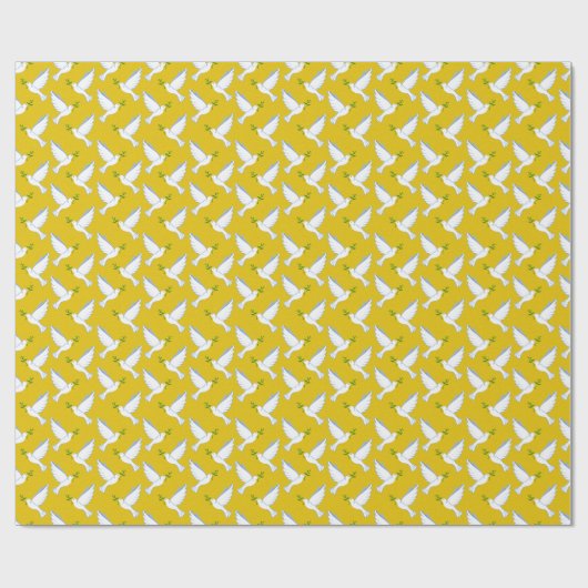 Doves  wrapping paper cadeaupapier (Vlak)