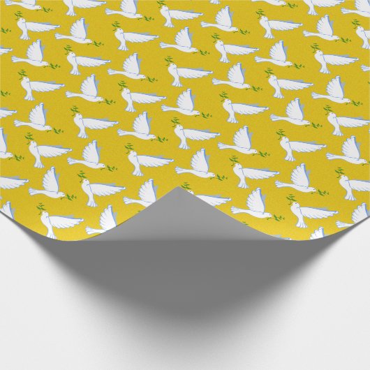 Doves  wrapping paper cadeaupapier (Hoek)