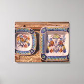 Dovingspatroon op gewoon poster canvas afdruk (Voorkant)