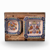 Dovingspatroon op gewoon poster fotoblokken (Voorkant)