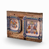 Dovingspatroon op gewoon poster fotoblokken (Rechts)