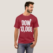 Dow 30000 Market Uptick Arrow Stock Investor T-shirt (Voorkant volledig)