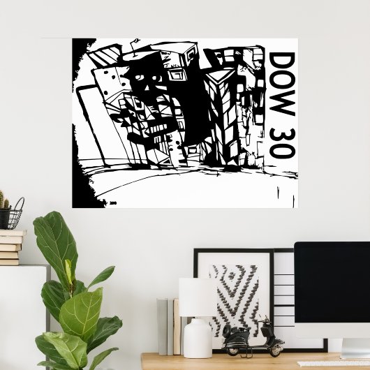 DOW 30 POSTER (Thuiskantoor)