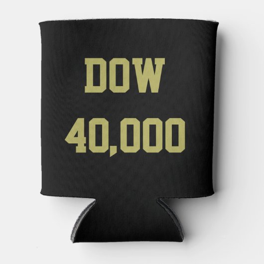 Dow 40000 beurs viering blikjeskoeler (Voorkant)