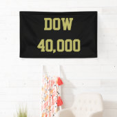 Dow 40000 beurs viering spandoek (Insitu)