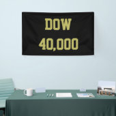 Dow 40000 beurs viering spandoek (Beurs)