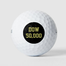 Dow 50.000 beursviering golfballen