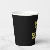 Dow 50.000 beursviering papieren bekers (Rechts)