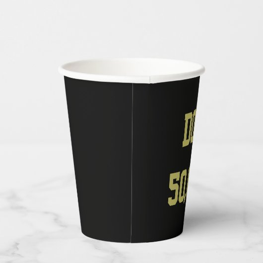 Dow 50.000 beursviering papieren bekers (Rechts)