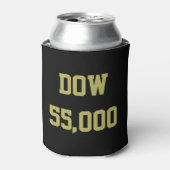 Dow 55.000 Aandelenmarkt Feest Blikjeskoeler (Blikje Voorkant)